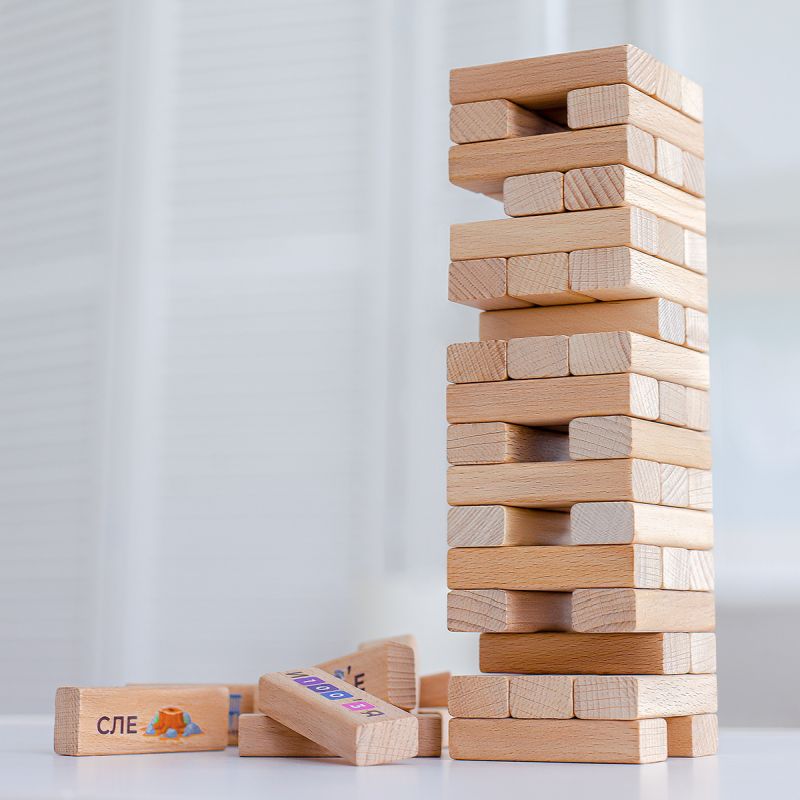 Игра дженга Башня искушений, разноцветный 1362712 - Сима Лэнд 2 - Игры - Купить
