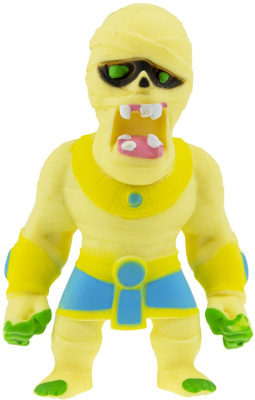 1TOY Т21916_3 Фигурка тянущаяся MONSTER FLEX МУМИЯ серия 4 15 см от магазина ДЕТКИ