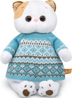 BUDI BASA LK27-033 Игрушка мягкая КОШЕЧКА ЛИ-ЛИ в свитере 27 см от магазина ДЕТКИ