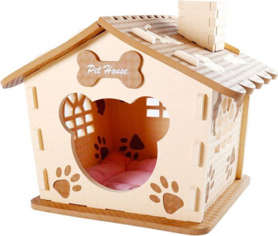 MENGLEBAO HK-W002 Дом разборный из мягких деталей PET HOUSE 66 см х 64 см 9 элементов от магазина ДЕТКИ