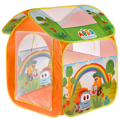 ИГРАЕМ ВМЕСТЕ GFA-GL-R Палатка детская ВОЛШЕБНЫЙ ДОМИК ЛЁВА ГРУЗОВИЧОК 83 см x 80 см x 105 см от магазина ДЕТКИ