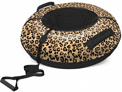 Ватрушка зимняя тюбинг детский 95 см (Цвет Леопард)