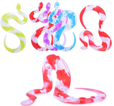 OUBAOLOON 00-1152 Игрушка-антистресс СКВИДОПОП SQUIDOPOP ЗМЕЙКА от магазина ДЕТКИ