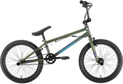 Велосипед BMX MADNESS BMX 2 20" 2022 (Артикул: HQ-0014009, Размер рамы: 9" (Рост 110-120 см), Цвет: Чёрный/Зелёный)