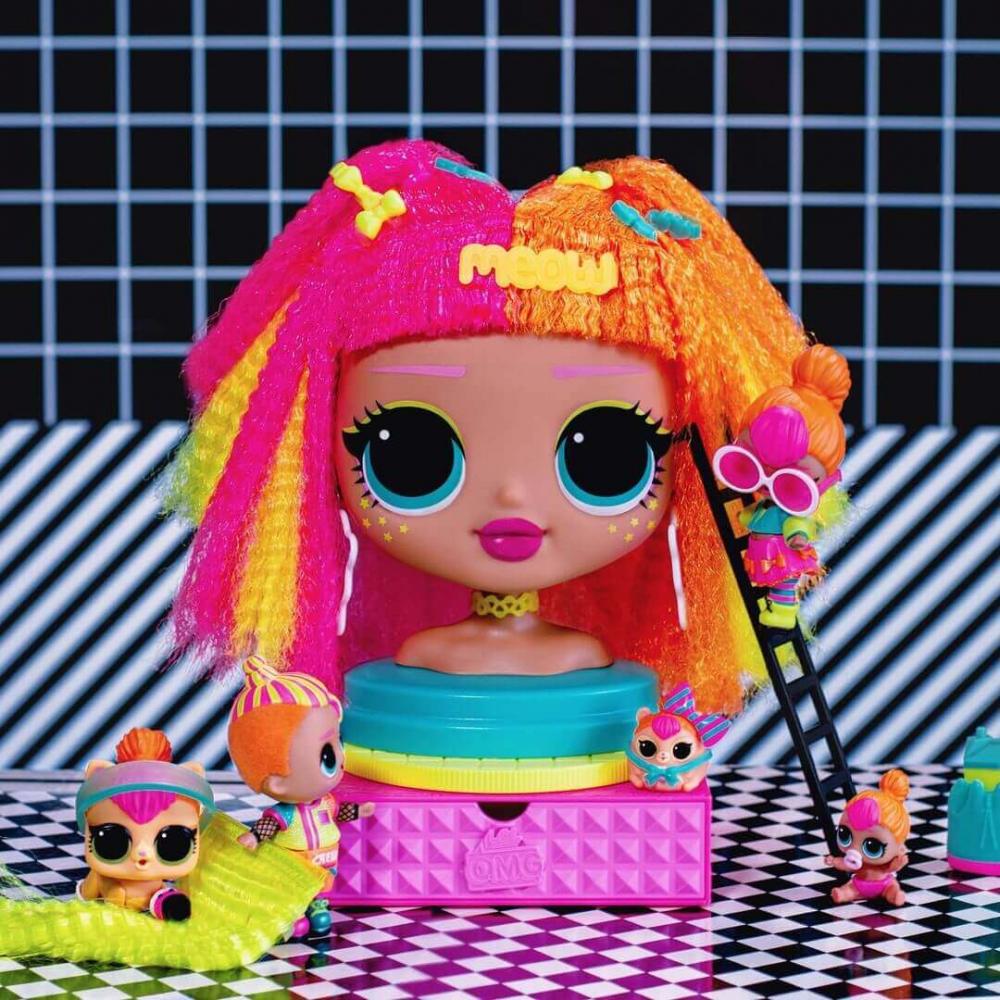 Игровой набор L.O.L ГОЛОВА ДЛЯ МОДЕЛИРОВАНИЯ ПРИЧЁСОК со скидкой 20%