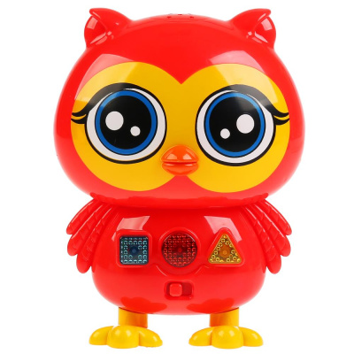 УМКА HT821-R Развивающая игрушка СОВА-СКАЗОЧНИК 100 песен, сказок и звуков от магазина ДЕТКИ