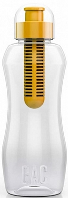 VINCA SPORT GAC Фляга со сменным фильтром для доочистки воды 500 мл Цвет Жёлтый от магазина ДЕТКИ