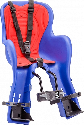 HTP SRL KIKI CS 202 T2 Кресло велосипедное детское крепление на раму нагрузка до 15 кг Цвет Синий от магазина ДЕТКИ