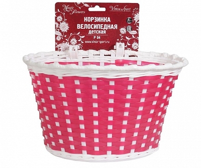 VINCA SPORT P04_MAGIC FLOWERS_RED Корзинка детская MAGIC FLOWERS на руль размер 270x200x170 мм Цвет Красный от магазина ДЕТКИ
