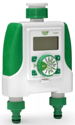 GREEN HELPER GA-328-2 Таймер полива электронный двухканальный от магазина ДЕТКИ