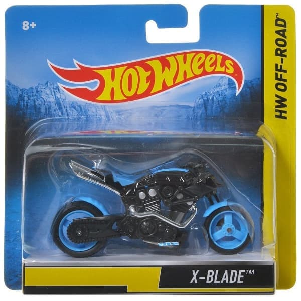 Мотоцикл X-BLADE BLUE серия HW OFF-ROAD на блистере HOT WHEELS X4221 (CBR11...