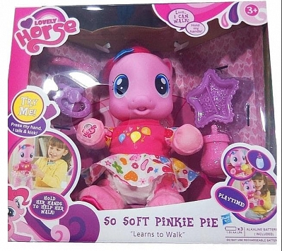 my little pony so soft pinkie pie learns to walk