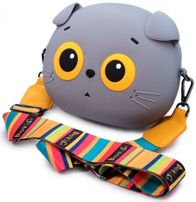 BUDI BASA АВВ-024 Сумка для девочки Басик кот кросс-боди детская через плечо от магазина ДЕТКИ