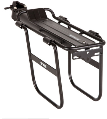 STG Х98867 Багажник для веловипеда 26-28" задний RU-788 алюминиевый Цвет Чёрный от магазина ДЕТКИ