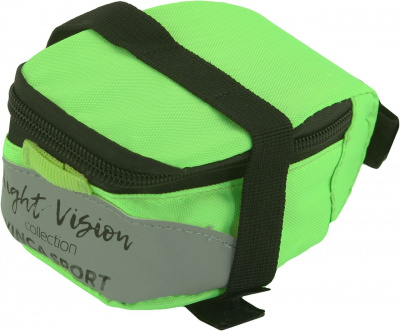 VINCA SPORT FB6015-1 Сумка NIGHT VISION под седло со светоотражающими вставками 195 мм x 100 мм x 90 мм Цвет Салатовый от магазина ДЕТКИ