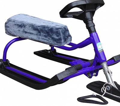 БАРС ЧМС Матрасик меховой в снегокат Цвет Серый от магазина ДЕТКИ