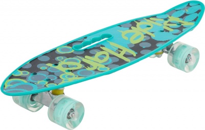 СИМБАТ S00165 Пенни борд колёса светящиеся 60 мм ABEC 7 до 60 кг 61 см от магазина ДЕТКИ