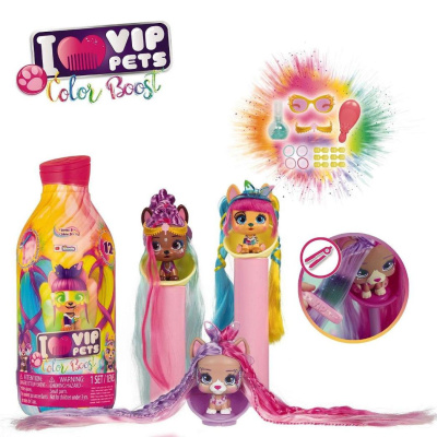 IMC TOYS 712003/1 Игровой набор VIP PETS COLOR BOOST МОДНЫЕ ЩЕНКИ от магазина ДЕТКИ