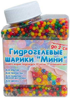 DREAM MAKERS KR-12313 Гидрогелевые шарики МИНИ 85 г вырастают до 2 см от магазина ДЕТКИ