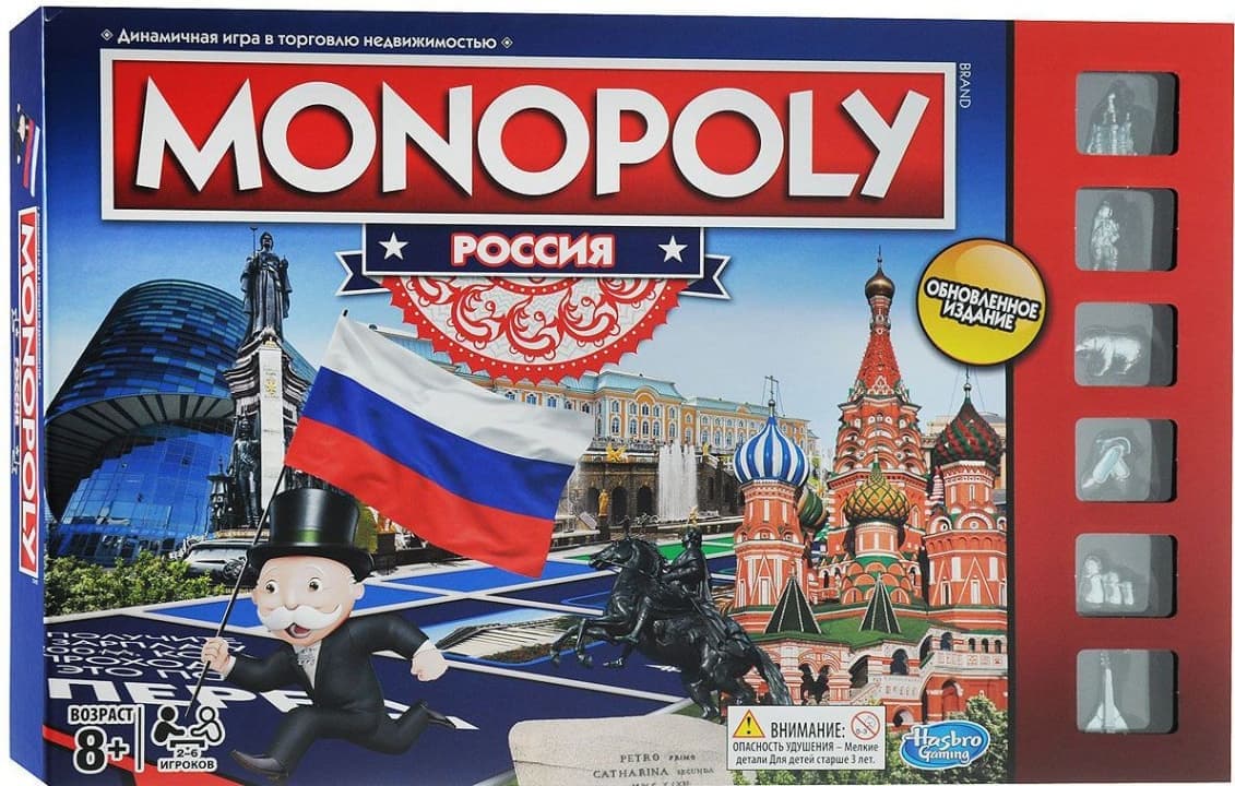 Настольная игра MONOPOLY РОССИЯ купить в интернет-магазине ДЕТКИ