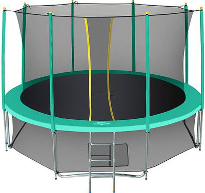 Батут каркасный CLASSIC GREEN с защитной сеткой диаметр 366 см (Артикул: Green 3.66, Цвет: Зелёный)