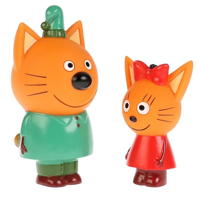 КАПИТОШКА ST-FT1809-07 Набор для купания КАРАМЕЛЬКА И КОМПОТ серия ТРИ КОТА в сетке от магазина ДЕТКИ