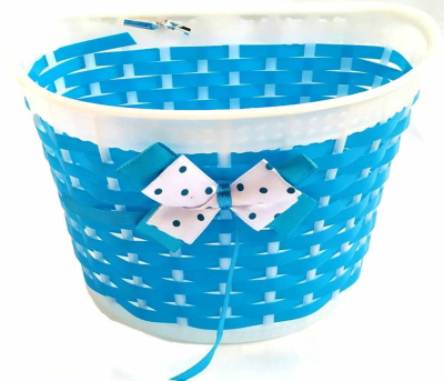 TECH TEAM XG-085-2big_LBL Корзина велосипедная детская Цвет Голубой от магазина ДЕТКИ