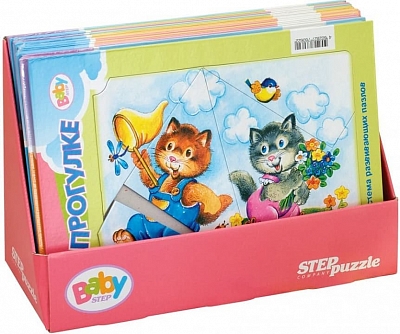 STEP PUZZLE 76062 Развивающие пазлы BABY STEP (средние) от магазина ДЕТКИ