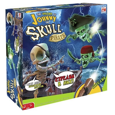 Интерактивный тир JOHNNY THE SKULL PIRATE с бластером в коробке купить ...