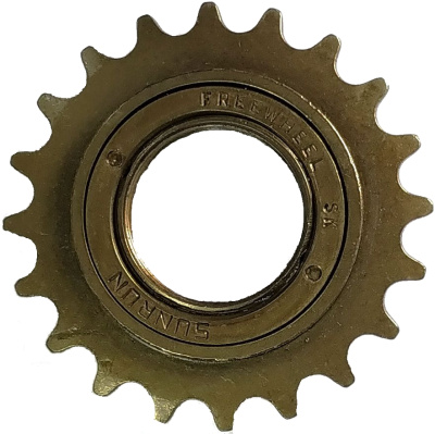 SUNRUN FW-20T Звёздочка-трещётка с механизмом свободного хода 20T 1/2" x 1/8" Цвет Коричневый от магазина ДЕТКИ