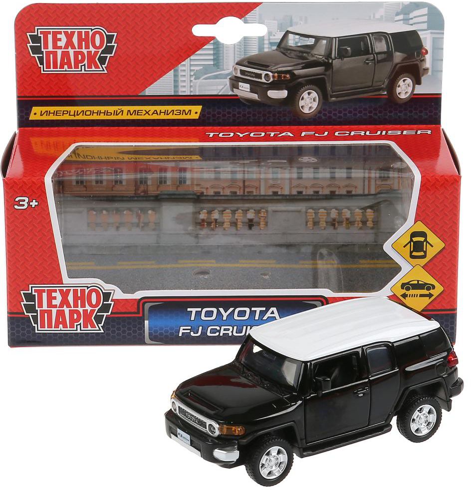 Автомобиль металлический инерционный TOYOTA FJ CRUISER 1:43 открываются  двери купить в интернет-магазине ДЕТКИ