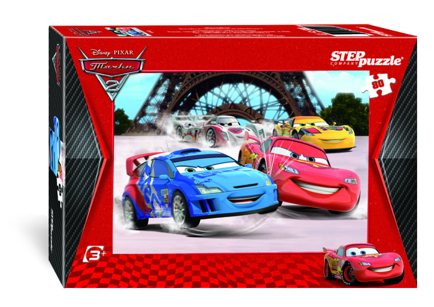 Cars 2 book. Кубики-пазлы Step Puzzle Disney Тачки 2 87118. Степ пазл молния Маквин. 68056 Step пазлы 80 Эл. 77103 