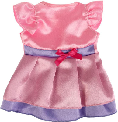 КАРАПУЗ OTF-2202D-RU Одежда для кукол ПЛАТЬЕ РОЗОВО-ФИОЛЕТОВОЕ 40-42 см от магазина ДЕТКИ