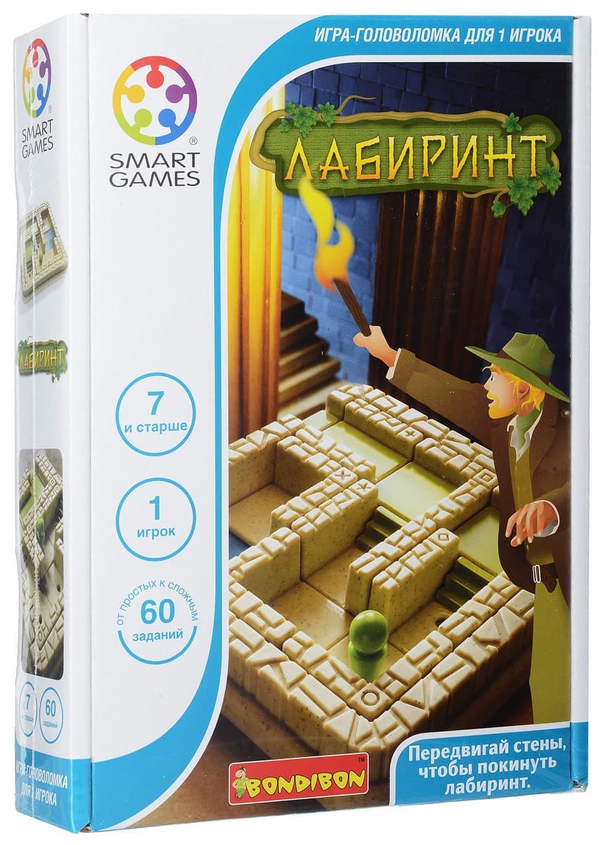 Игра логическая ЛАБИРИНТ серия SMART GAMES купить в интернет-магазине ДЕТКИ