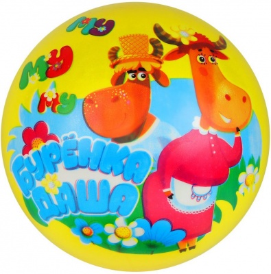 ДЖАМБО ТОЙЗ JB0208290 Мяч пластизоль БУРЁНКА ДАША 23 см. от магазина ДЕТКИ