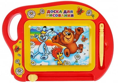 ИГРАЕМ ВМЕСТЕ B1727540-R2 Доска для рисования ТРЯМ! ЗДРАВСТВУЙТЕ! в пакете с хедером от магазина ДЕТКИ