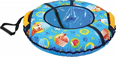 Ватрушка зимняя тюбинг детский 95 см (Артикул: ТБ2К-95/ПА2, Цвет: Пушистая азбука)