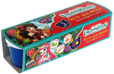 MULTI ART PD3-EN Тесто для лепки ЭНЧАНТИМАЛС 3 цвета по 50 г от магазина ДЕТКИ