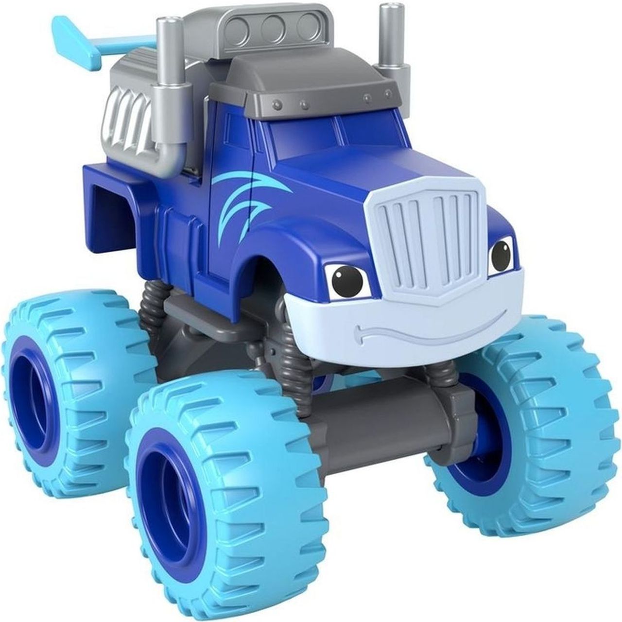 Машинка металлическая MONSTER ENGINE CRUSHER ВСПЫШ И ЧУДО-МАШИНКИ 9 см  FISHER PRICE GWX78