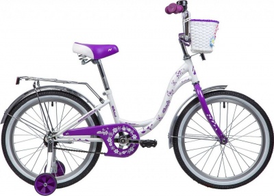 Велосипед детский BUTTERFLY 20" (Артикул: 20SH6V.BUTTERFLY.VL9, Цвет: Фиолетовый/Белый)