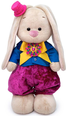 BUDI BASA StM-419 Игрушка мягкая ЗАЙКА МИ Бургундский рубин 32 см от магазина ДЕТКИ