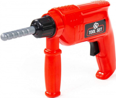 ПОЛЕСЬЕ 90461 Дрель игрушечная Цвет Красный от магазина ДЕТКИ