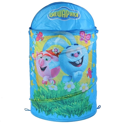 ИГРАЕМ ВМЕСТЕ XDP-17917-R Корзина для игрушек СМЕШАРИКИ 43 см х 60 см от магазина ДЕТКИ