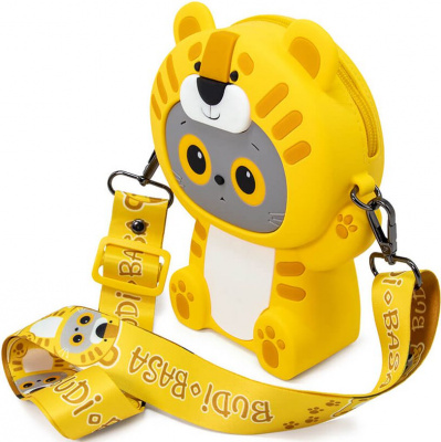 BUDI BASA АВВ-068 Сумка БАСИК тигрёнок из силикона от магазина ДЕТКИ