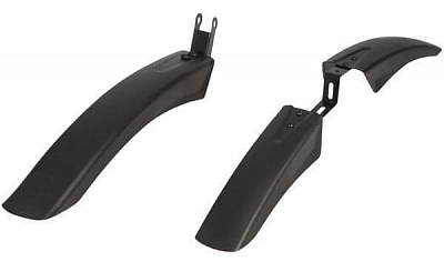 STG Х21247 Крыло велосипедное комплект P-26A 24"/26" пластиковые Цвет Чёрный от магазина ДЕТКИ