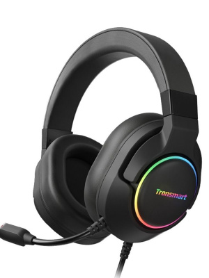 TRONSMART 467600 Наушники игровые проводные с микрофоном большие SPARKLE с подсветкой от магазина ДЕТКИ
