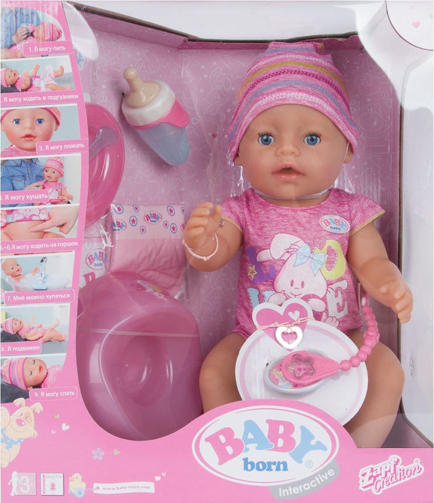 Заказать беби бон. Беби Борн 823-163. Интерактивная кукла Zapf Creation Baby born 43 см 823-163. Кукла Беби Бон Алиса. Кукла Беби Борн 43см за 1000.