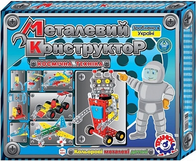 ТЕХНОК Т2094 Конструктор металлический КОСМИЧЕСКАЯ ТЕХНИКА 225 деталей от магазина ДЕТКИ