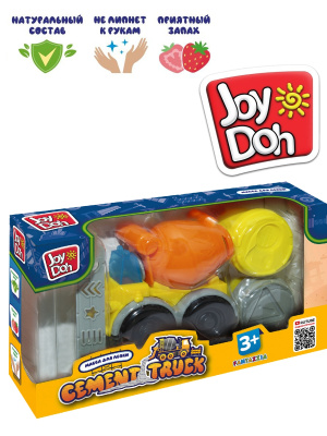 JOY-DOH TRUK-056 pot Масса для лепки МИНИ БЕТОНОМЕШАЛКА сменная насадка, 2 баночки от магазина ДЕТКИ
