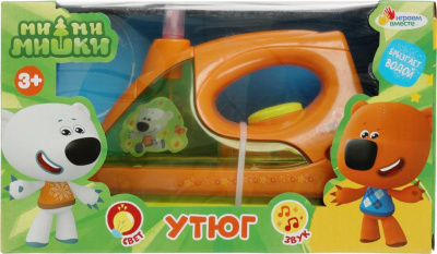 ИГРАЕМ ВМЕСТЕ B1620346-R2 Утюг МИМИМИШКИ со звуком и светом, брызгает водой от магазина ДЕТКИ